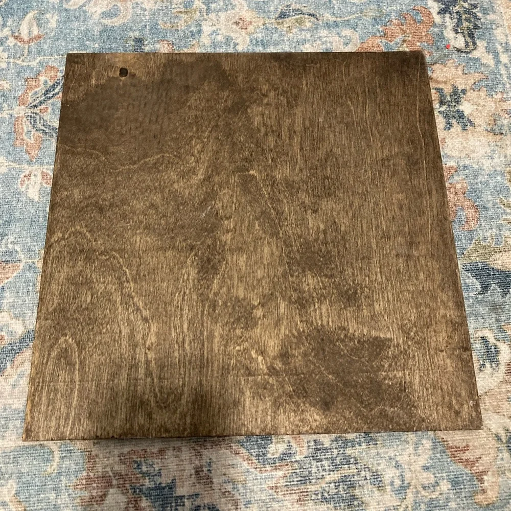 HOMEMADE Wood laser engraved mom to bruh sign 10”x10”